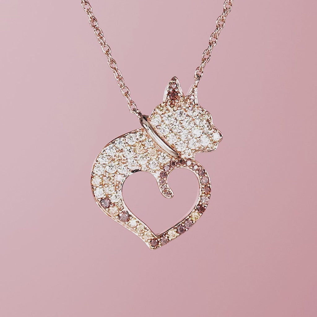 Gold Cat Necklace - Heather Scott Jewellery